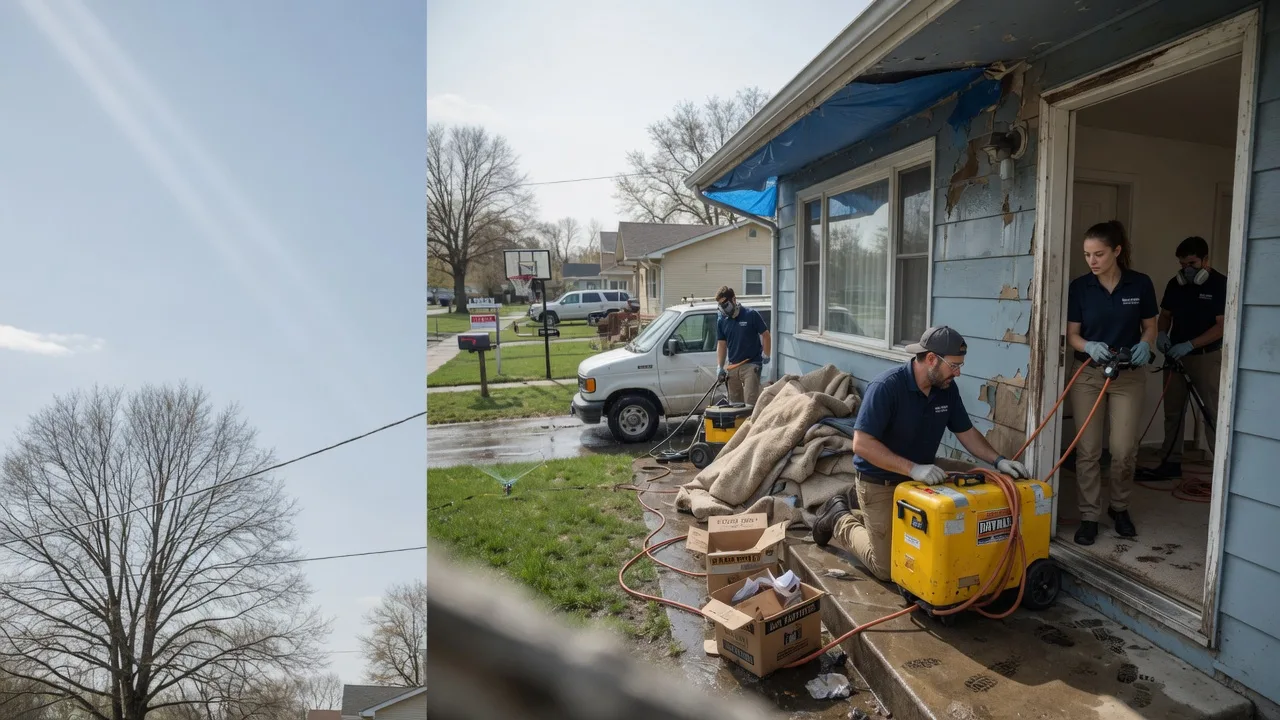 Basement Flood Cleanup in Quail, TX near me